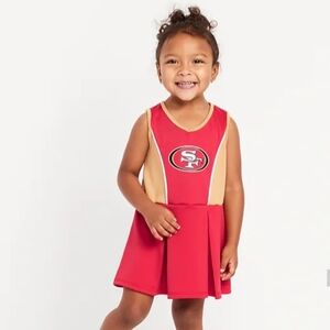 San Francisco 49ers Cheerleader Dress NFL Team Apparel 5T NWT
